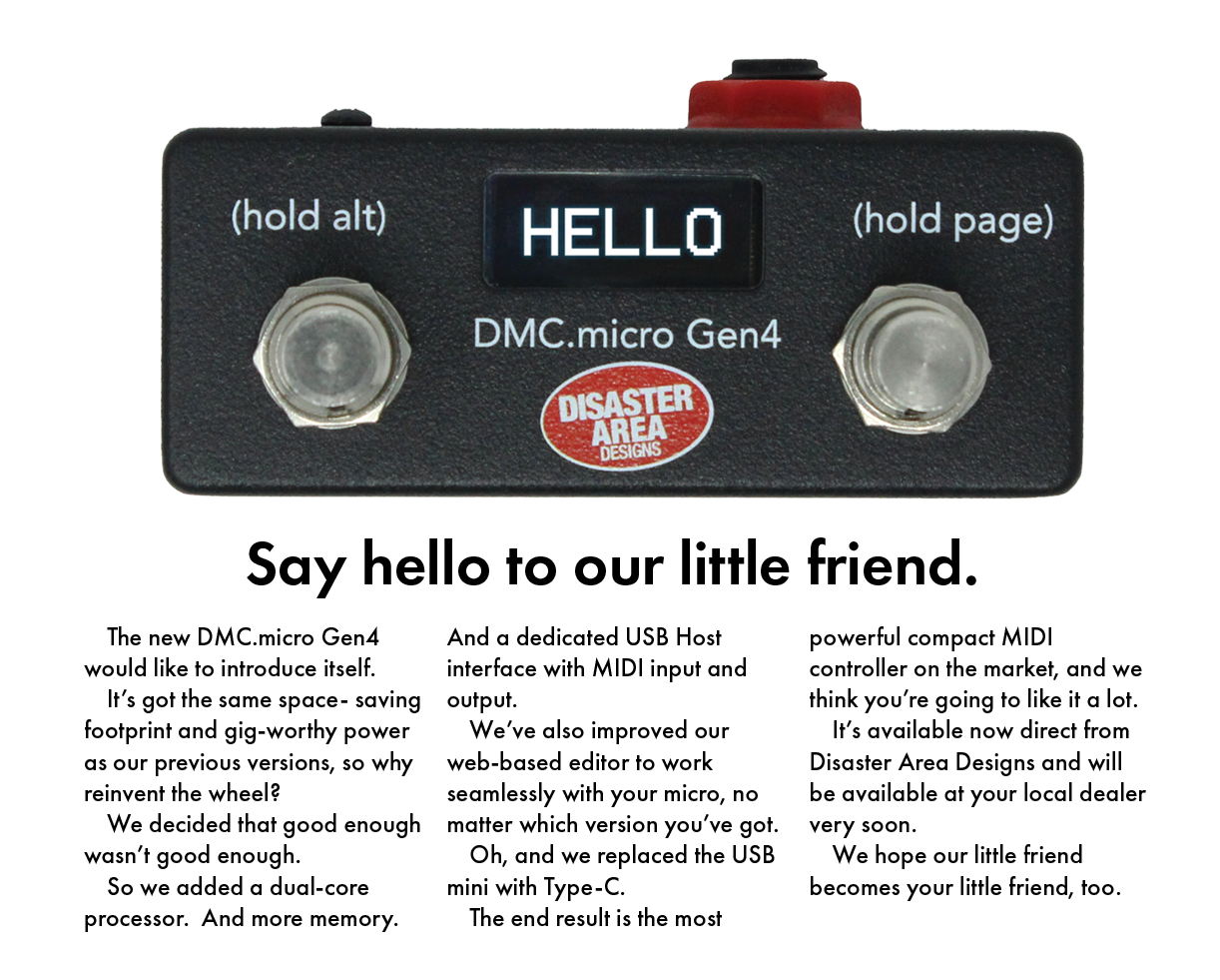 【美品】disaster area - DMC. micro pro disaster area designs/ dmc.micro Disaster Area – DMC.micro PRO